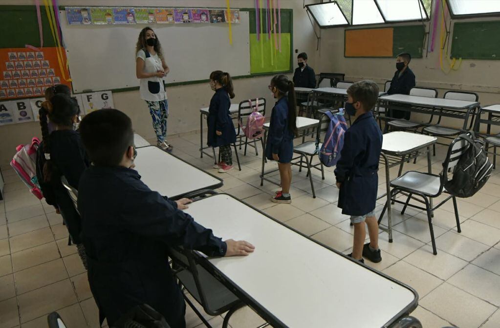 Vuelta a clases presenciales en la escuela Arístides Villanueva (Ciudad) - 