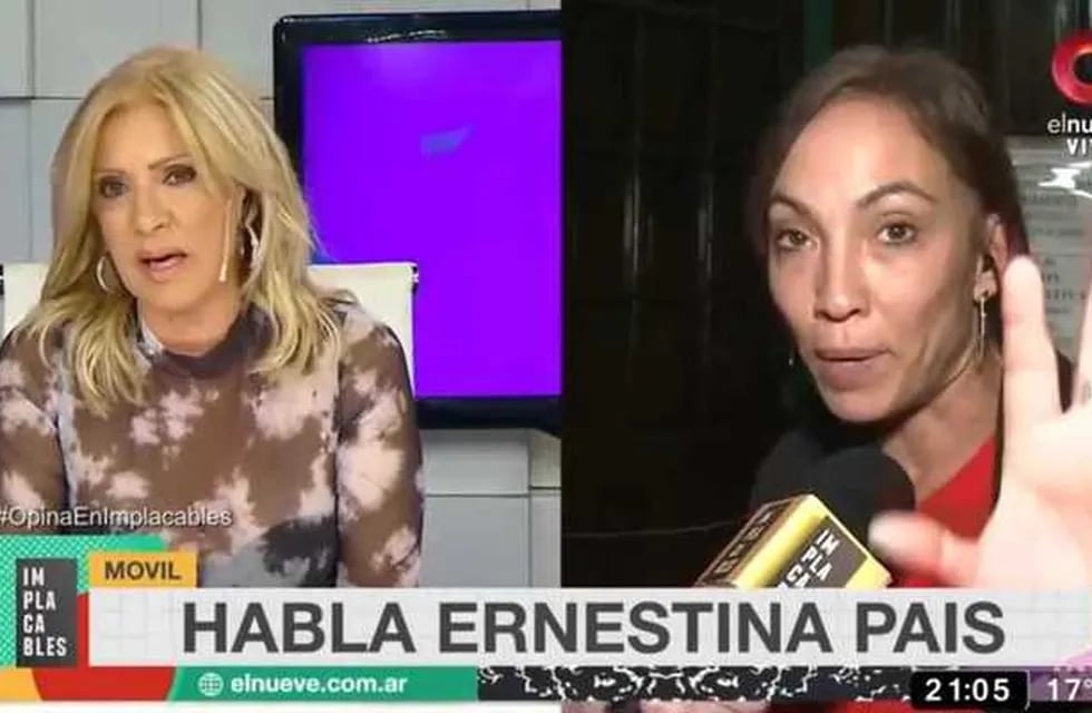 Ernestina Pais estalló de furia en un móvil en vivo y Susana Rocassalvo la sacó del aire