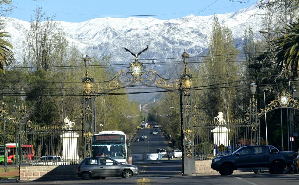 Nevada en Potrerillos. Orlando Pelichotti / Los Andes