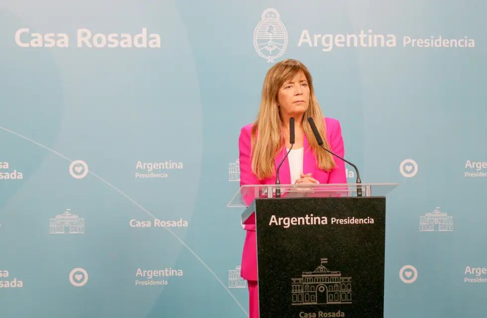 Gabriela Cerruti, portavoz del Gobierno nacional.