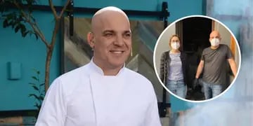 el chef Santiago Giorgini: se incendió su casa mientras dormía