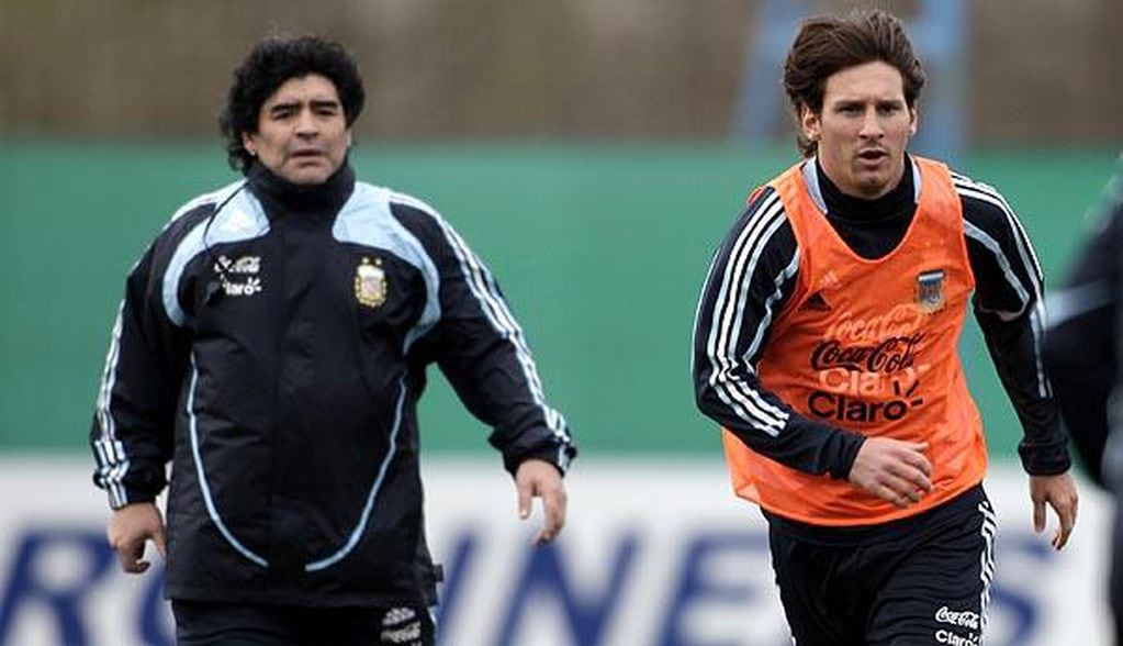 Messi recordó a Maradona en la entrega del Balón de Oro.