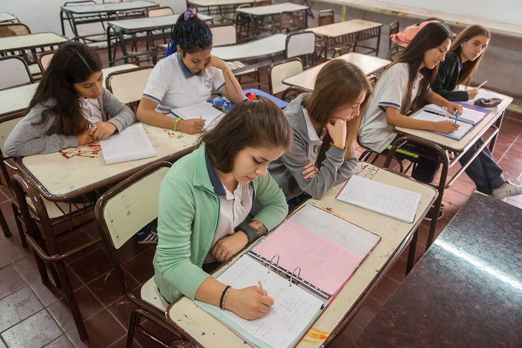 Seis escuelas secundarias de Mendoza comenzarán a implementar una nueva propuesta académica orientada a lograr una rápida salida laboral. Foto: Ignacio Blanco / Los Andes
