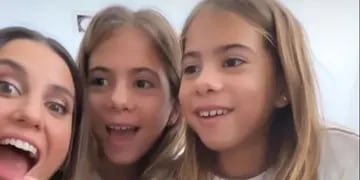 La emoción de una de las hijas de Cinthia Fernández al ver un “like” de Antonella Roccuzzo