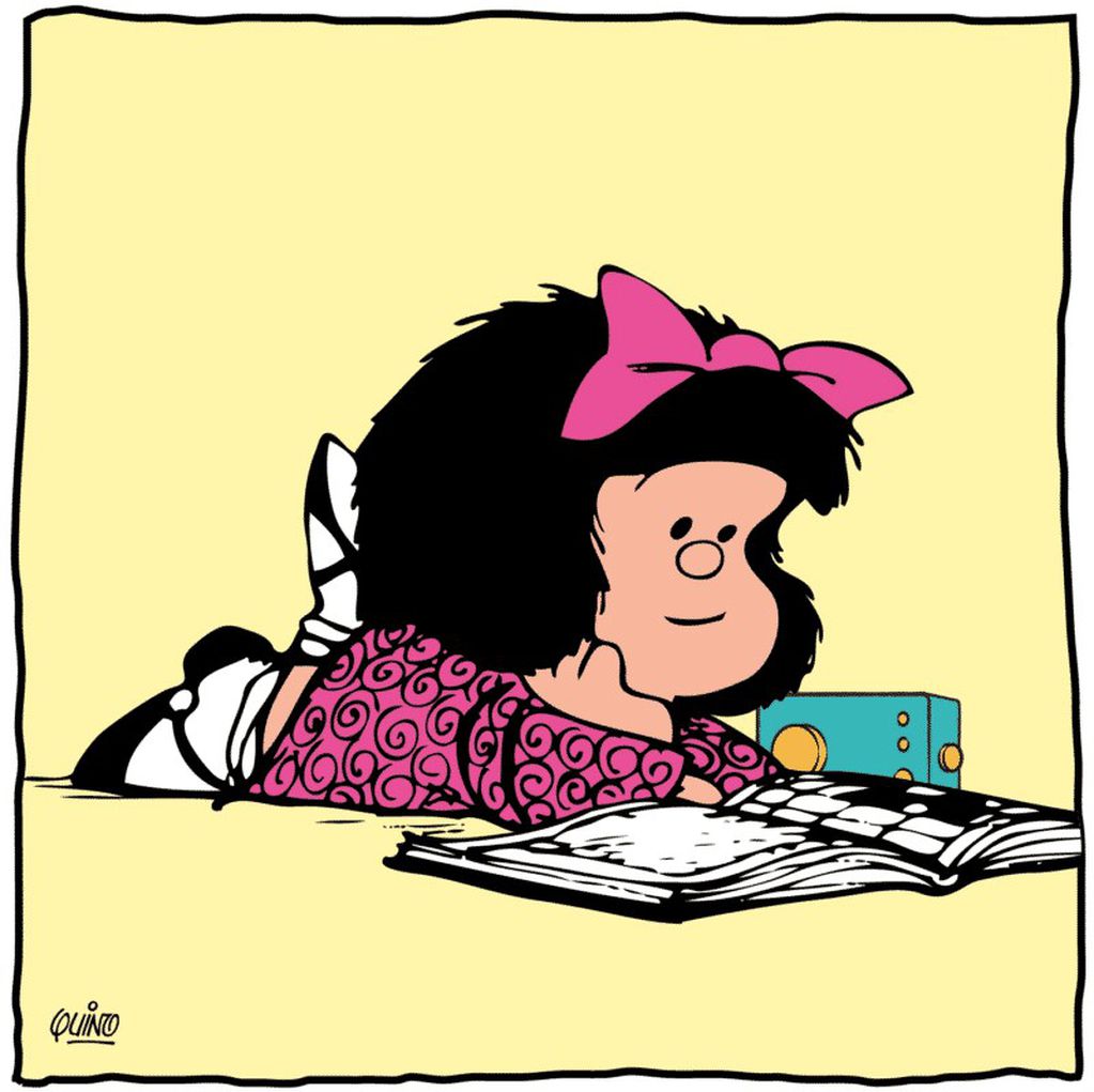 Mafalda, la inmortal creación de Quino. 