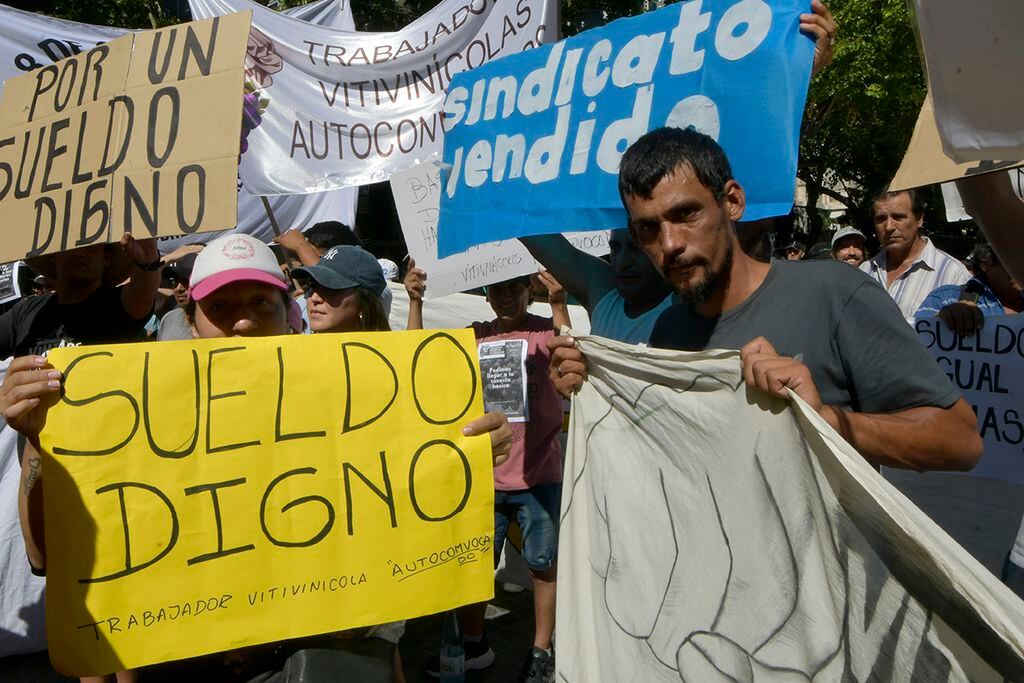 Marcha de los Trabajadores Vitivinícolas Autoconvocados 