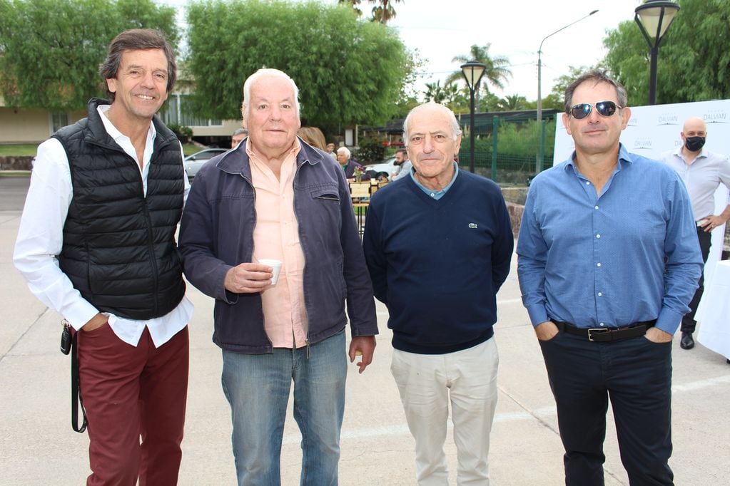 Luis Steindl, Abel Boulin, David Frenk y Alfredo De la Reta.