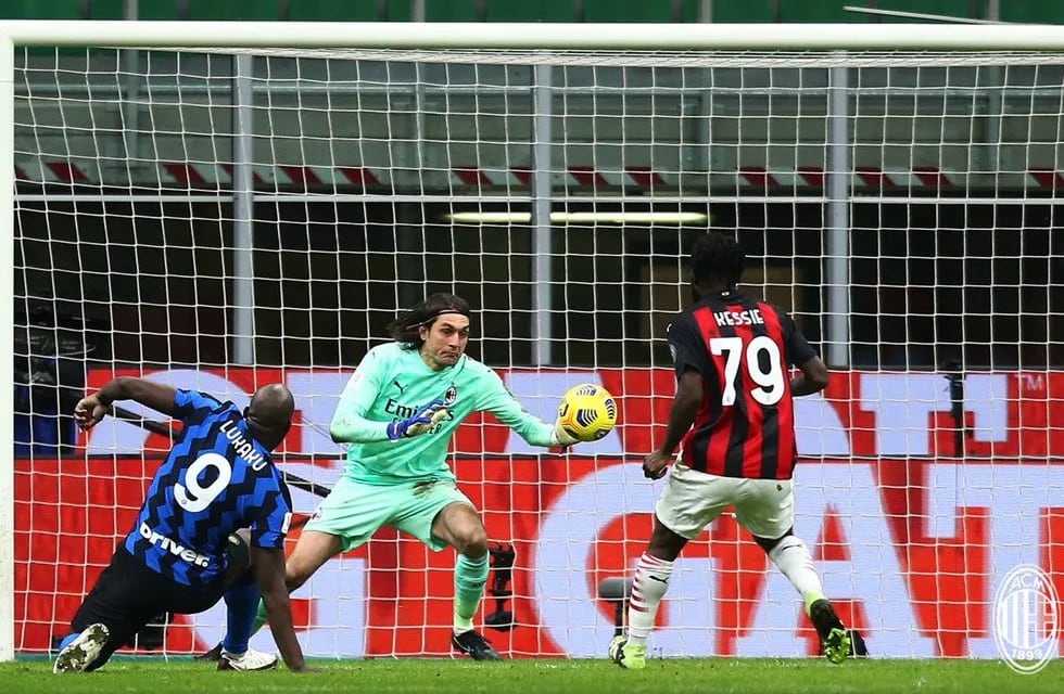 Lukaku fue el autor del gol del empate para el Inter. / Gentileza.