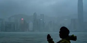 Huracán en Hong Kong
