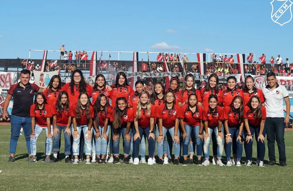 El equipo del Deportivo Maipú debutó en la Primera C de AFA./Redes de Deportivo Maipú