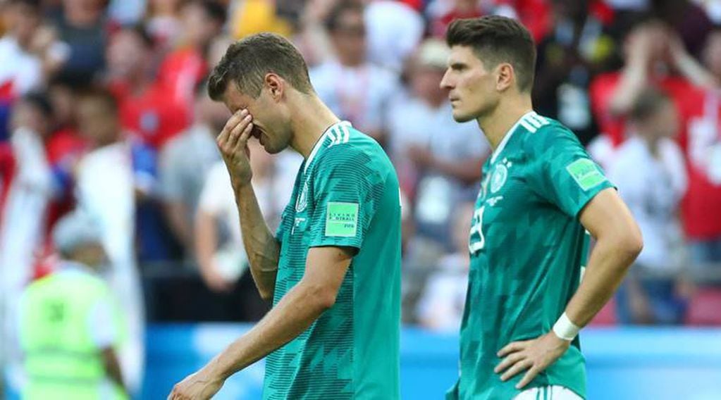 Alemania sufrió una derrota por 2-0 ante Corea que la dejó afuera de la Copa del Mundo.