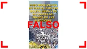 Es falso que este video fue filmado en Rosario durante una marcha “contra el fraude electoral”. (Reverso)