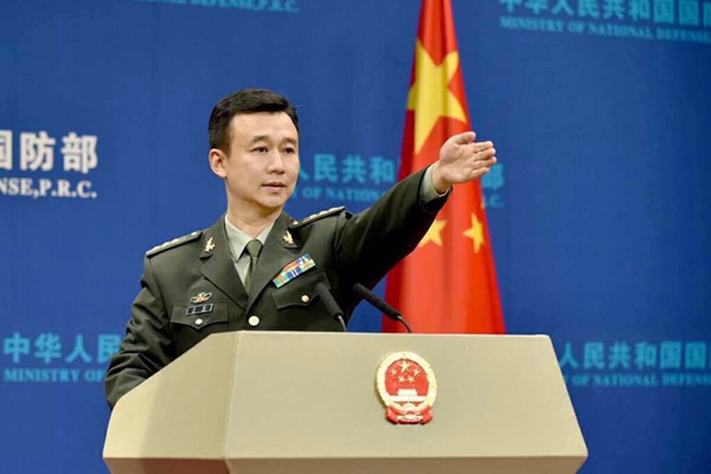 El portavoz del Ministerio de Defensa de China, el coronel Wu Qian