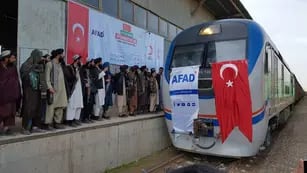Tren con insumos enviado desde Turquía llega a Afganistán