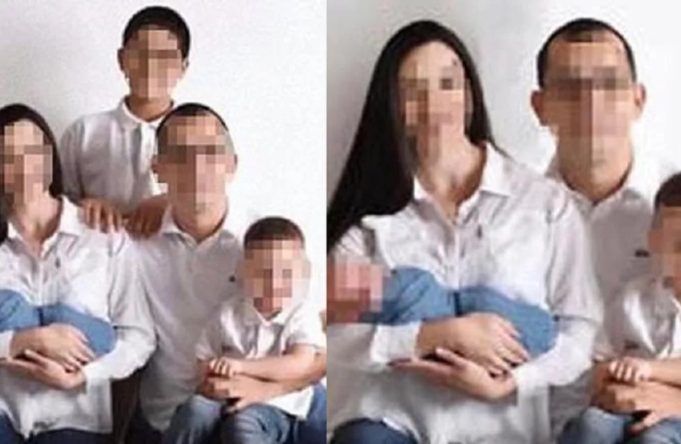 Antes y después: la mujer no quería a su hijastro en la foto familiar - Gentileza
