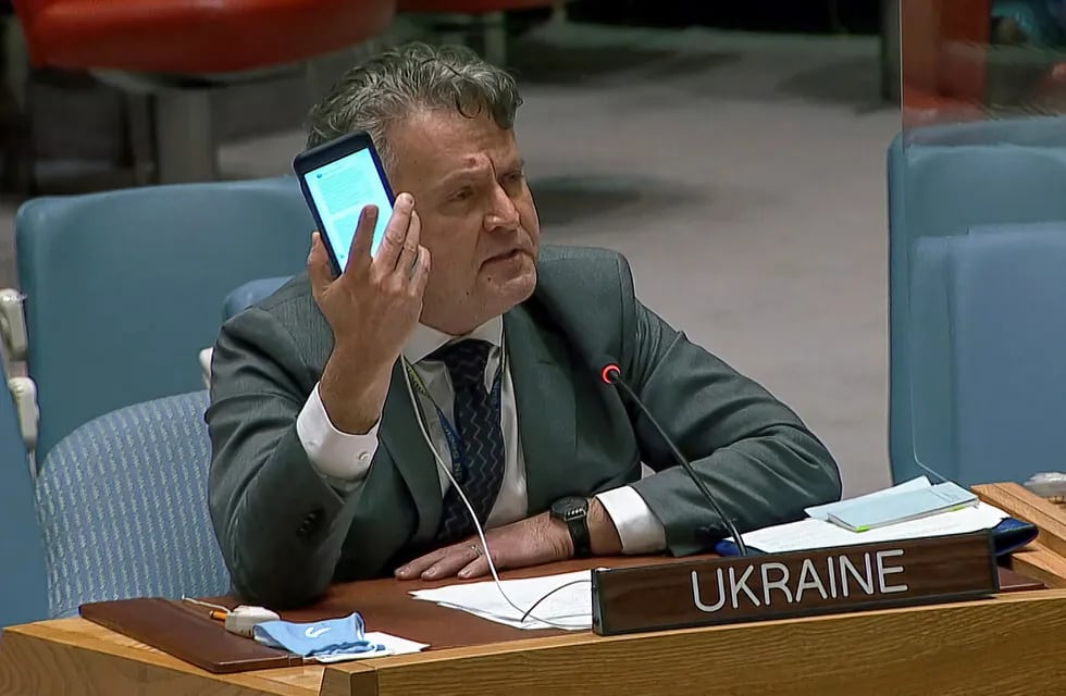 El embajador de Ucrania, Sergiy Kyslytsya, pidió ante el consejo de seguridad de la ONU que frenen la guerra.