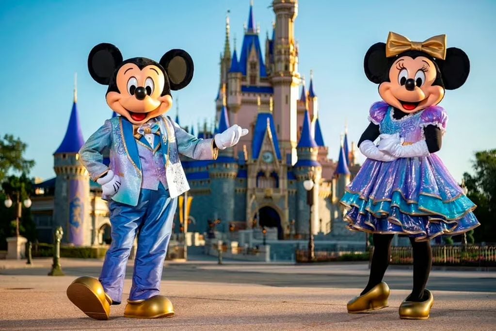 Personajes de Mickey y Minnie Mouse en Walt Disney World.