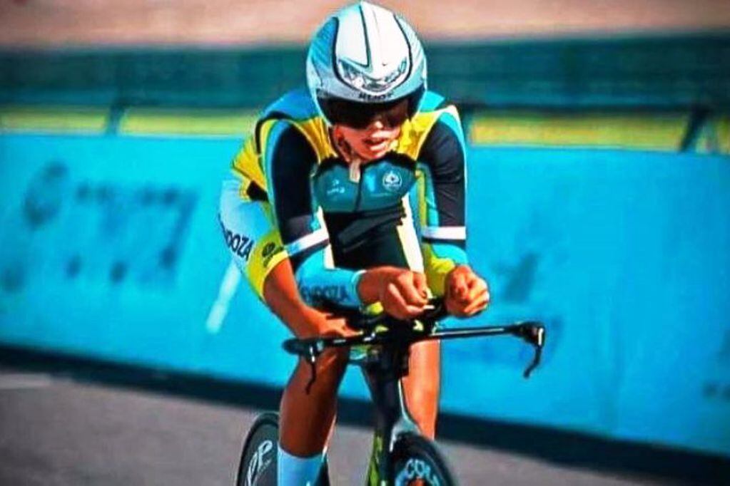 Julieta Benedetti será la ciclista mendocina que llevará la bandera argenitna. / Gentileza.