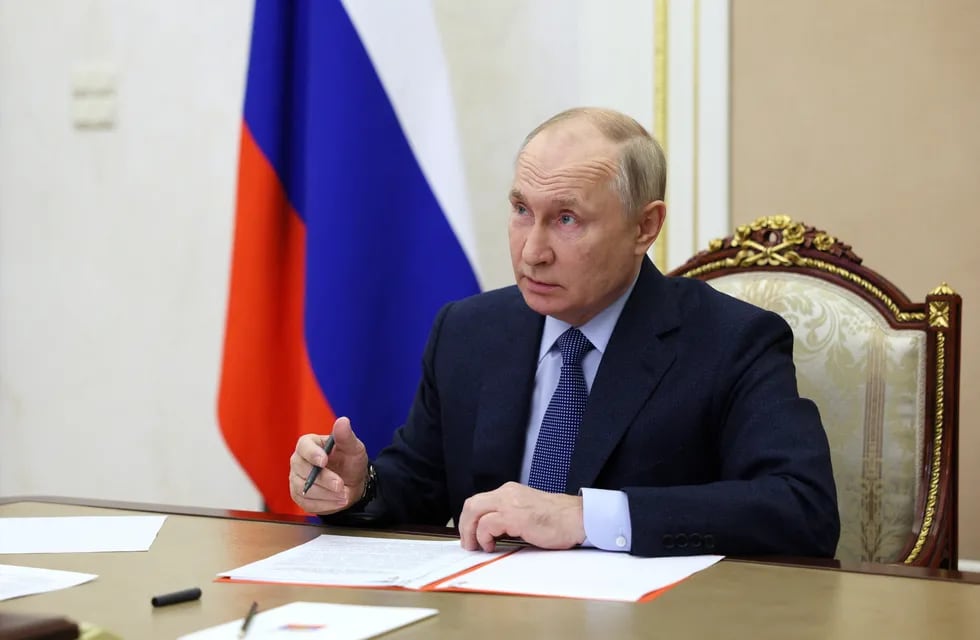 El presidente de Rusia, Vladimir Putin, durante la firma de la ley que saca a su país del tratado que impedía los ensayos con energía nuclear.