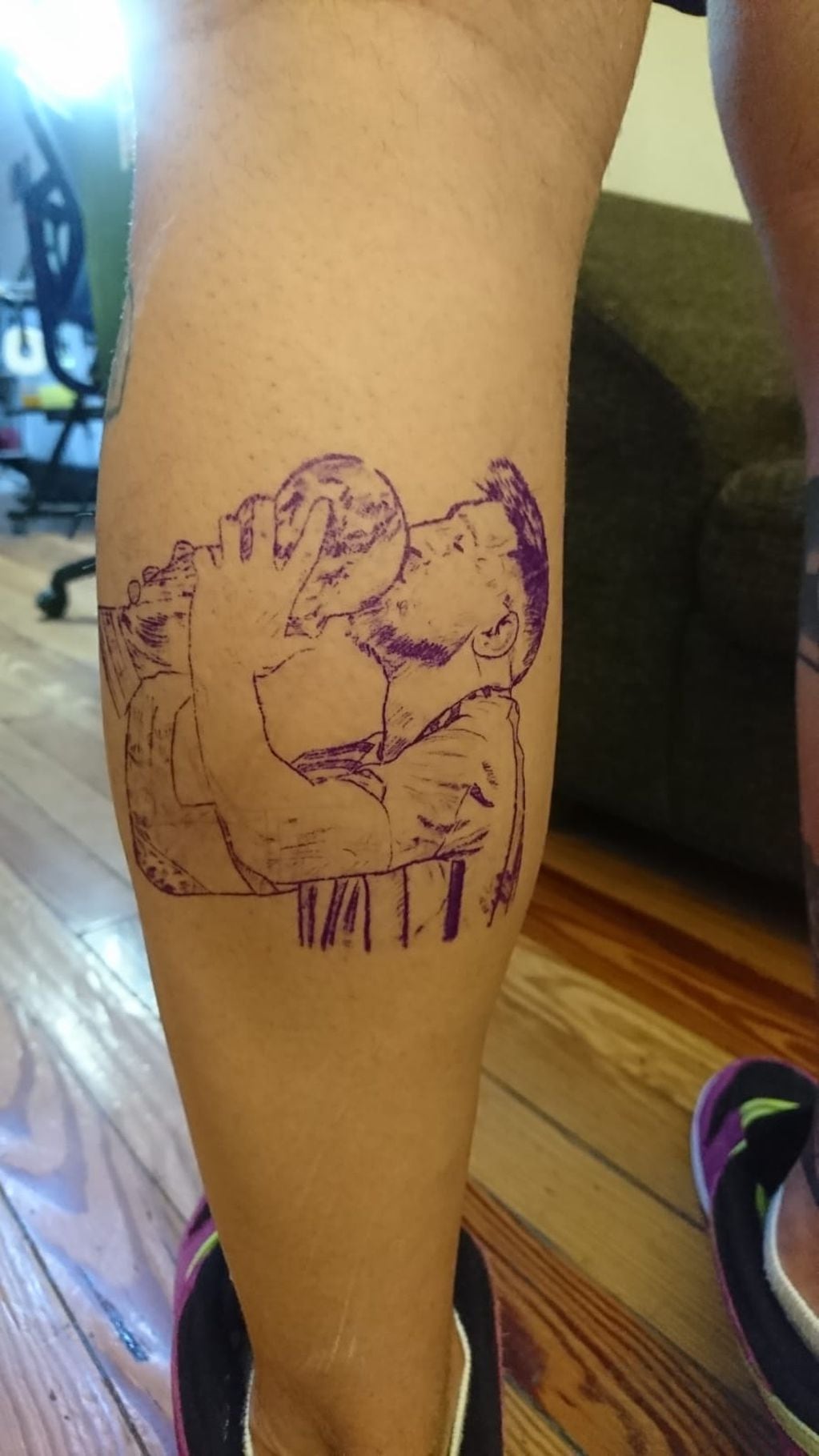 La Scaloneta en la piel: mendocinos inmortalizan la tercera copa en tatuajes, y algunos son impactantes. Foto: Emiliano Coria - Mendoza Tattoo