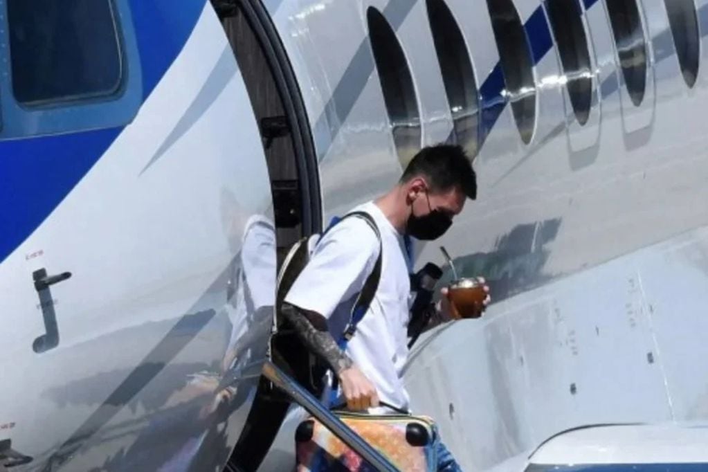 Lionel Messi llegó a Francia tras el Mundial y su estadía en Argentina (Reuters)