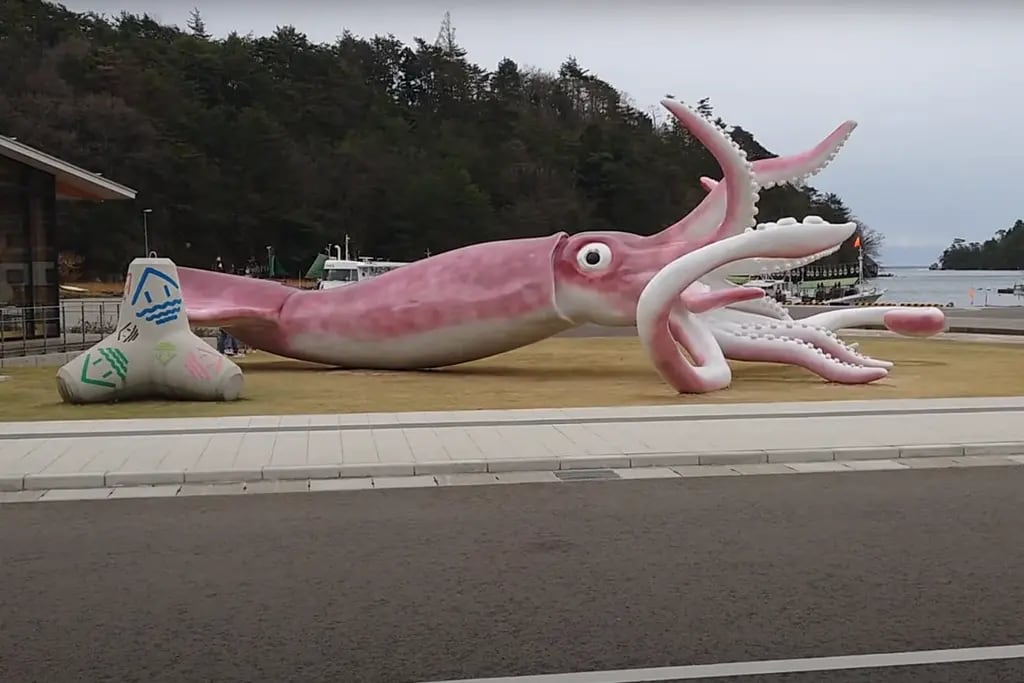 Estatua calamar