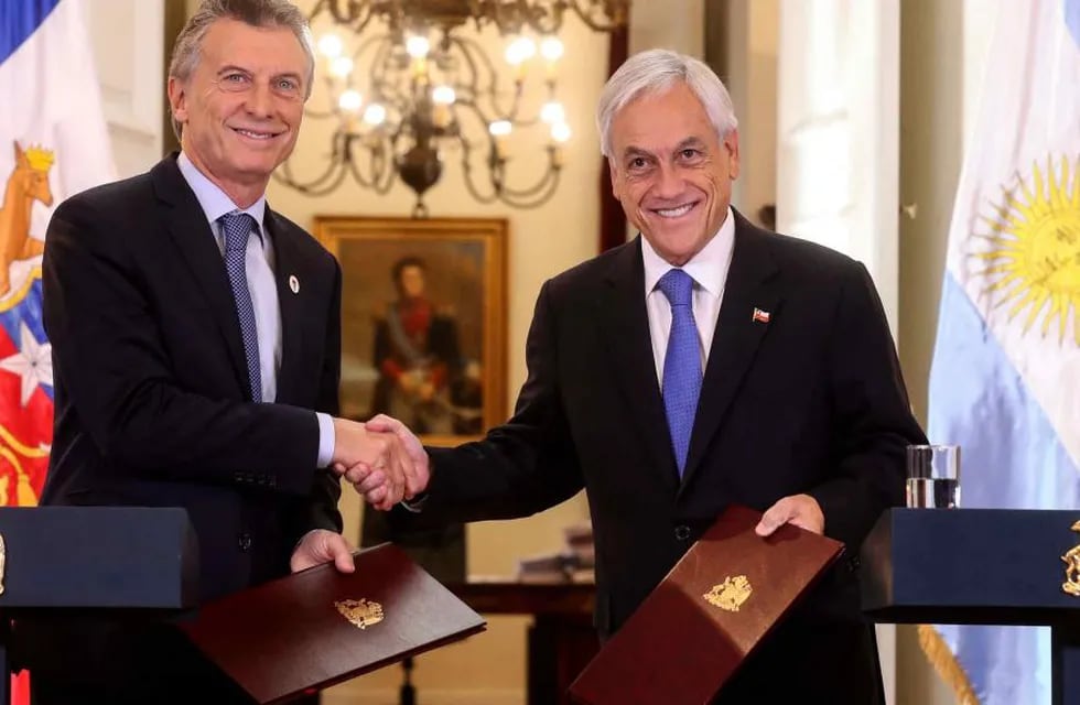 Mauricio Macri despidió con un sentido mensaje al ex presidente de Chile, Sebastián Piñera. Foto: Archivo