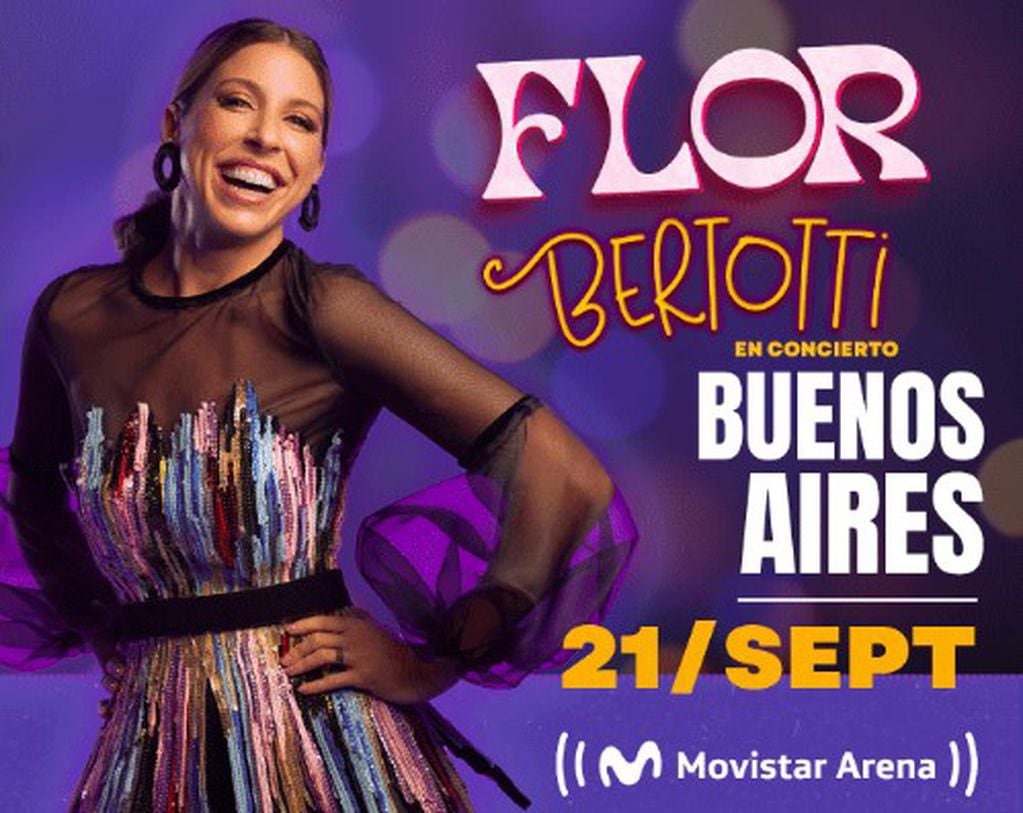 Flor Bertotti presenta a Floricienta en el Movistar Arena. / Gentileza