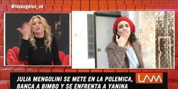 Yanina Latorre discutió en el vivo con Julia Mengolini