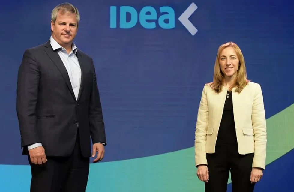 Roberto Murchison y Paula Altavilla en el Coloquio de IDEA 2021 (Gentileza)