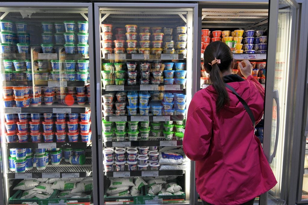 Los consumidores tienden a buscar segundas marcas de lácteos, con valores más accesibles. Foto: Orlando Pelichotti / Los Andes