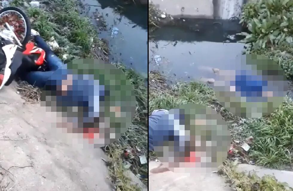 Un joven falleció al caer desde una moto robada a un zanjón en José C. Paz - Gentileza / Crónica