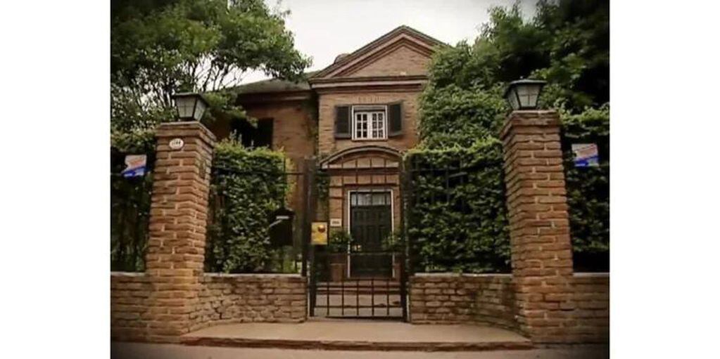 Así es la enorme mansión donde se desarrollaba la trama de la telenovela.