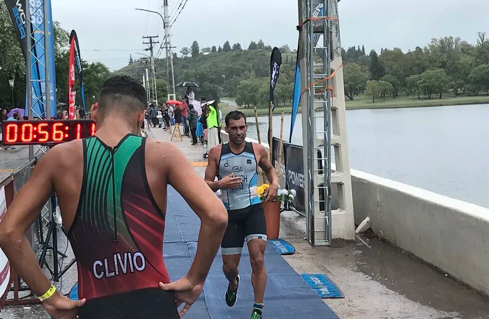 Triatlón: Yamil Amuch hizo podio en Córdoba