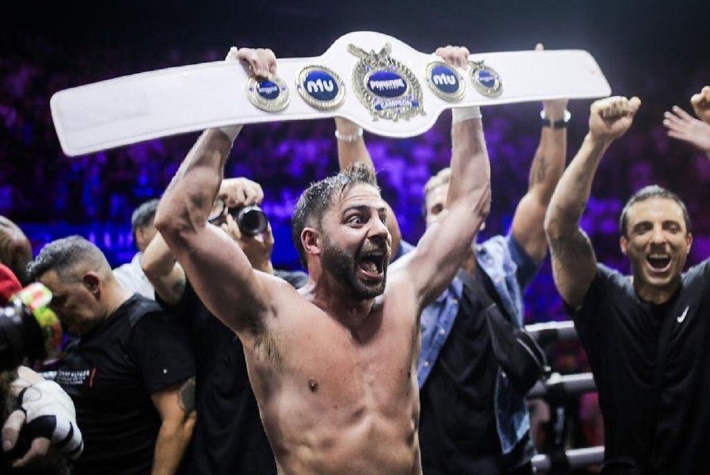 Grego Rossello, el ganador de la pelea principal de "Párense de manos" (Foto gentileza)