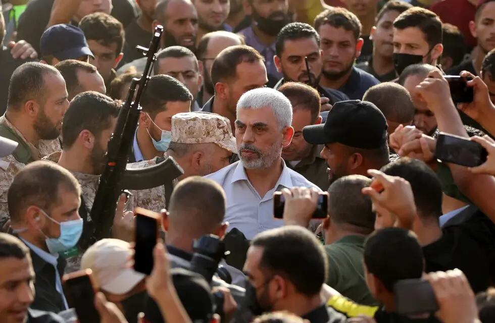 El líder de Hamas reapareció tras los ataques israelíes en Gaza.