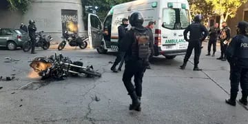 Policía atropellado en Godoy Cruz