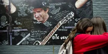 Artistas de la provincia le dieron el último adiós a Gustavo Cerati.