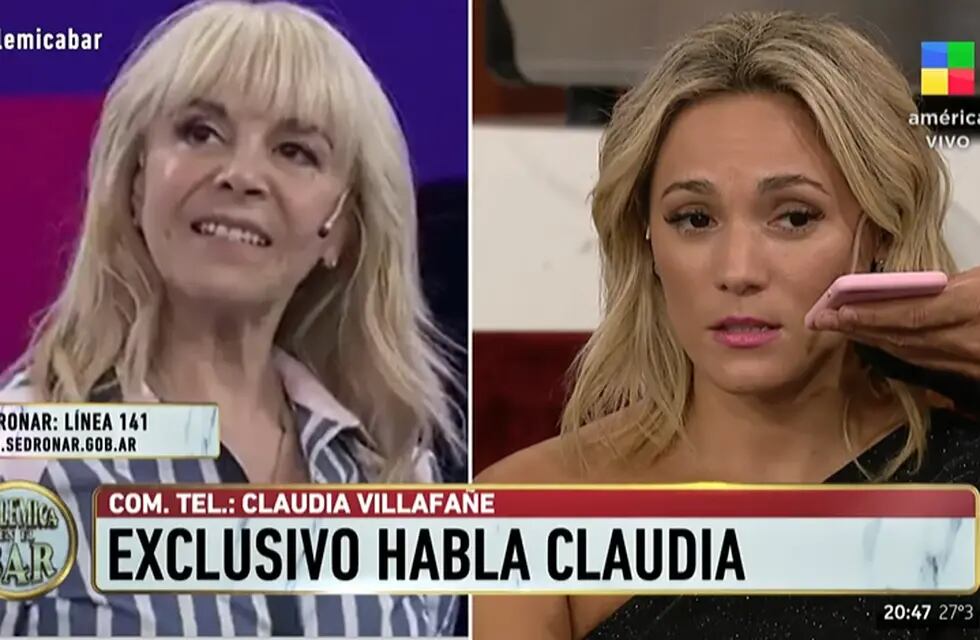Claudia Villafañe llamó al programa de América y disparó contra todos. Foto: Captura de video