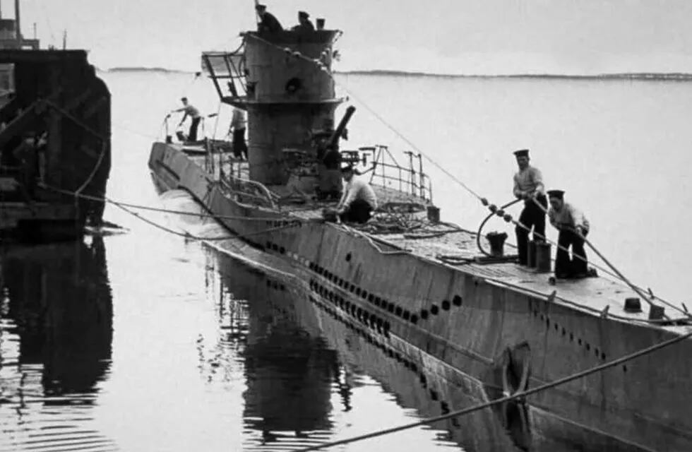 El sumergible alemán estuvo ocho días de patrullaje en el Mar del Norte. Foto: Gentileza