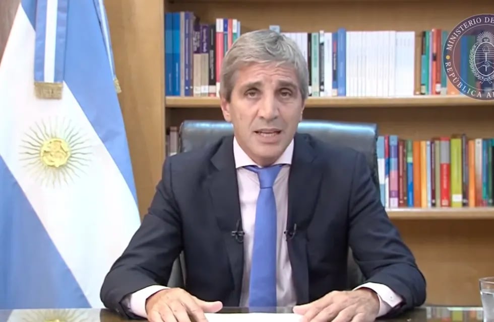 Anuncio de nuevas medidas económicas por parte del ministro de Economía, Luis Caputo. Foto: Captura de video