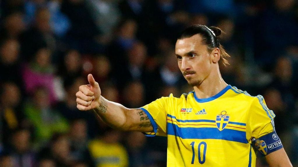 Zlatan Ibrahimovic estará ausente con Suecia