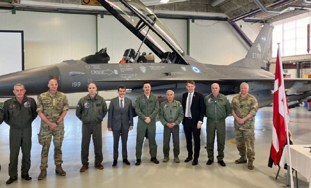 Petri y Milei anunciaron la compra de los aviones de combate F16 a Dinamarca - Gentileza