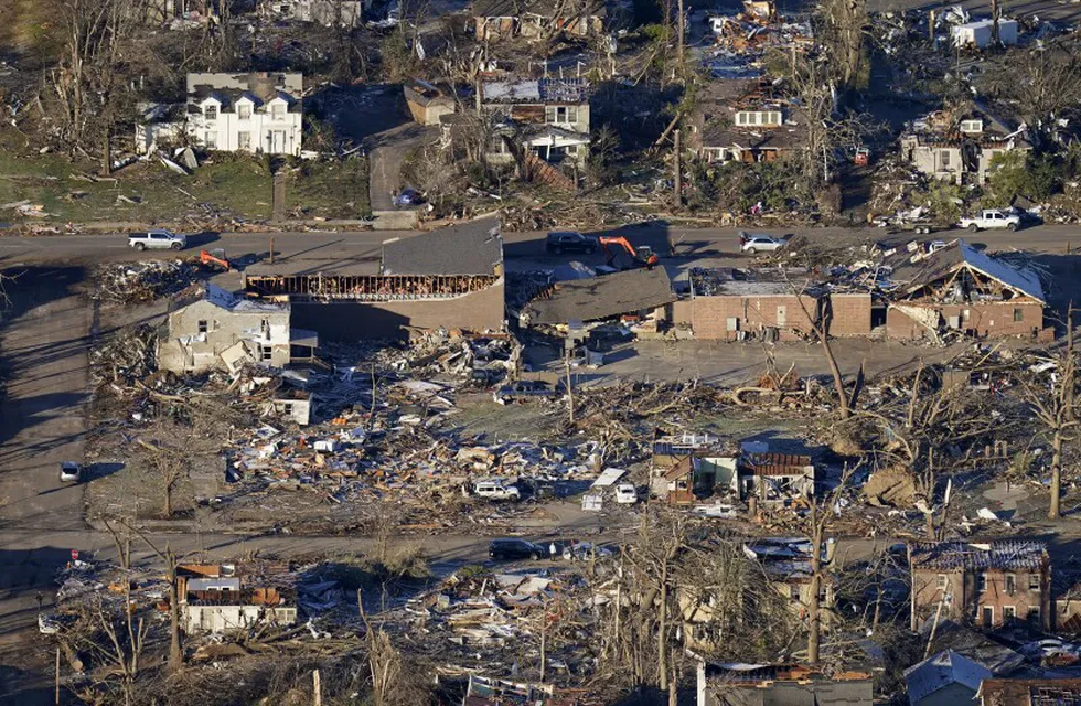 Tornado en Kentucky, EEUU.