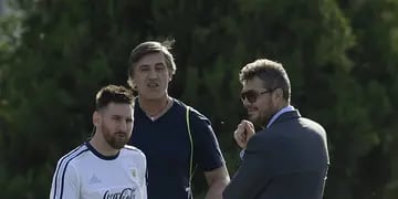 El vice de San Lorenzo y conductor de Show Match se sumó al sueño de la Pulga y fue por más: "Y seguimos hasta Rosario", agregó.