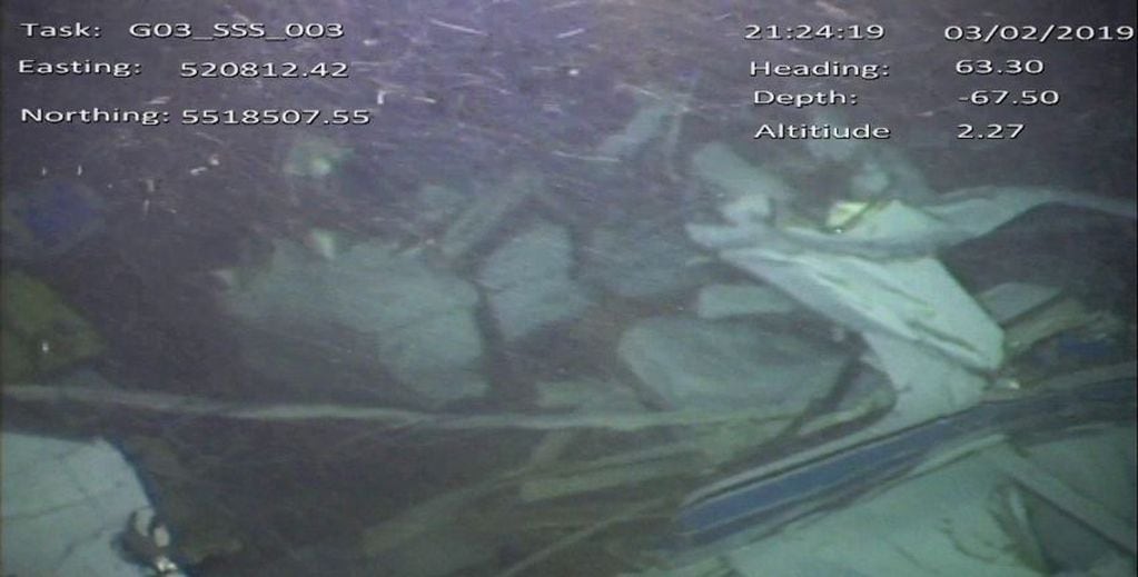 
Los restos de la nave fueron localizados el 3 de febrero | AFP
   