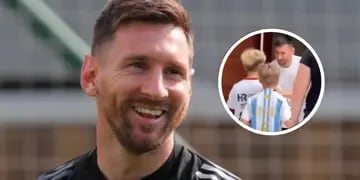 Lionel Messi cumplió el sueño de un grupo de niños / Gentileza