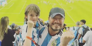 Marcelo Tinelli y su hijo festejaron el pase a la Final