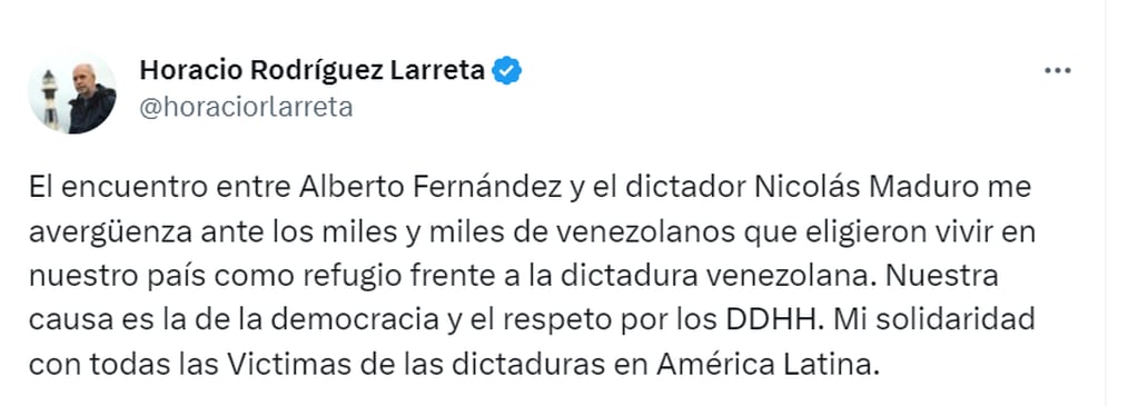 La reacción de la oposición a la foto de Fernández con Maduro - Twitter
