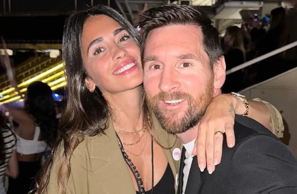 Antonela Roccuzzo y Lionel Messi fueron de visita a un restaurante en Miami
